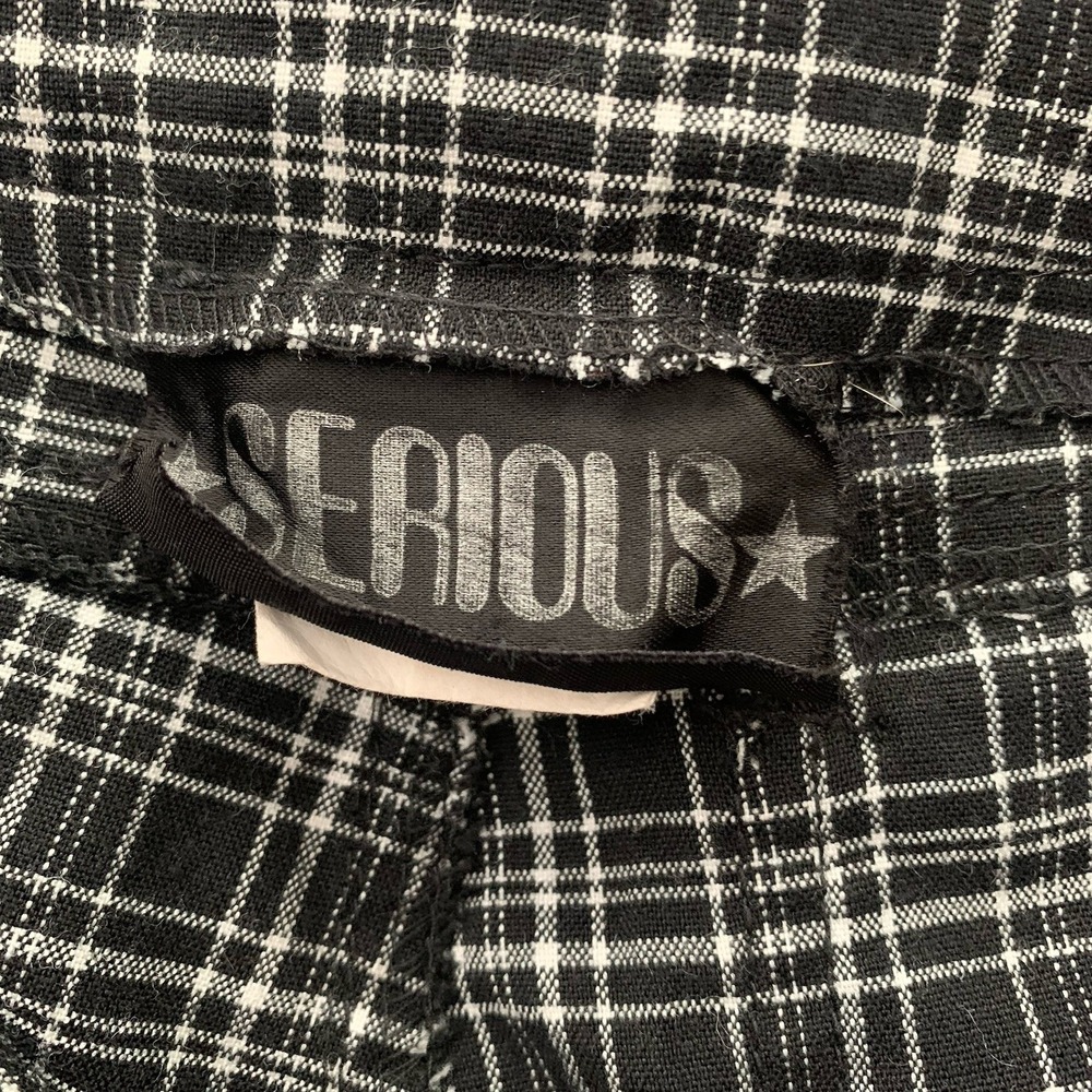 Vintage Serious Pants Y2K Plaid - Picture 5 of 6